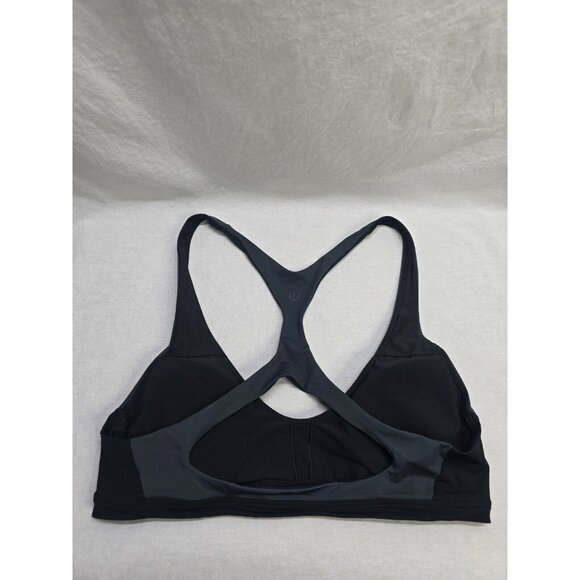 Lululemon Uncharted Waters TopDeep Coal / Black Size 8 A/B Cup- Read Information - Picture 2 of 12